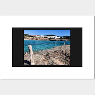 Cala Tarida beach Ibiza Posters and Art